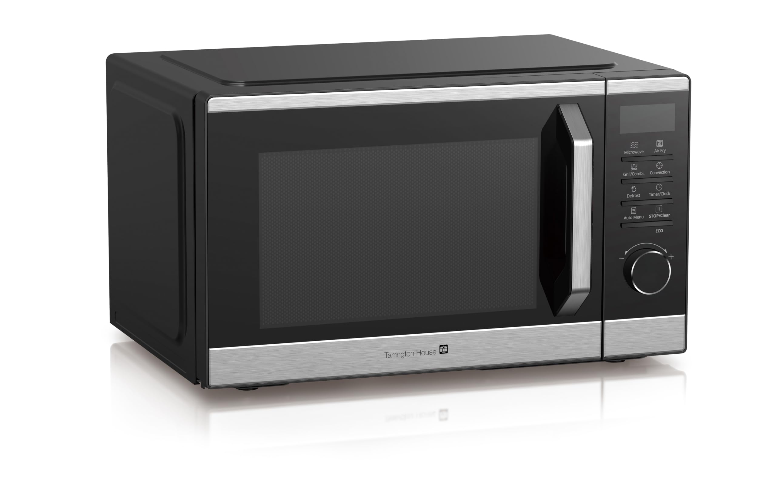 Tarrington House Mikrowelle MWDF25823GCA 23L, 800W | Mikrowelle, Grill & Heißluft, Airfry ohne Öl, 10 Automatikprogramme, Glasdrehteller Ø 270mm, Kindersicherung