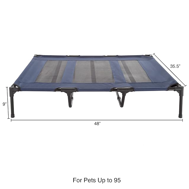 Foto 6 de 6 de Petmaker Cama elevada para Perros, Cama portátil para Mascotas de 48 x 35.5 Pulgadas con Patas Antideslizantes