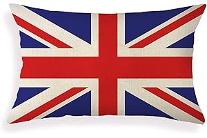 Union Jack Lumbar Pillow Cover: A Patriotic Accent for Your Home