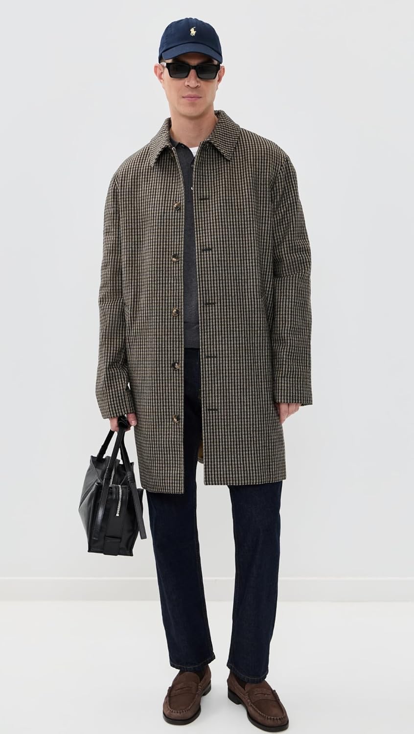 APC(アーペーセー) A.P.C. Men's Mac Paul Overcoat - Image 5