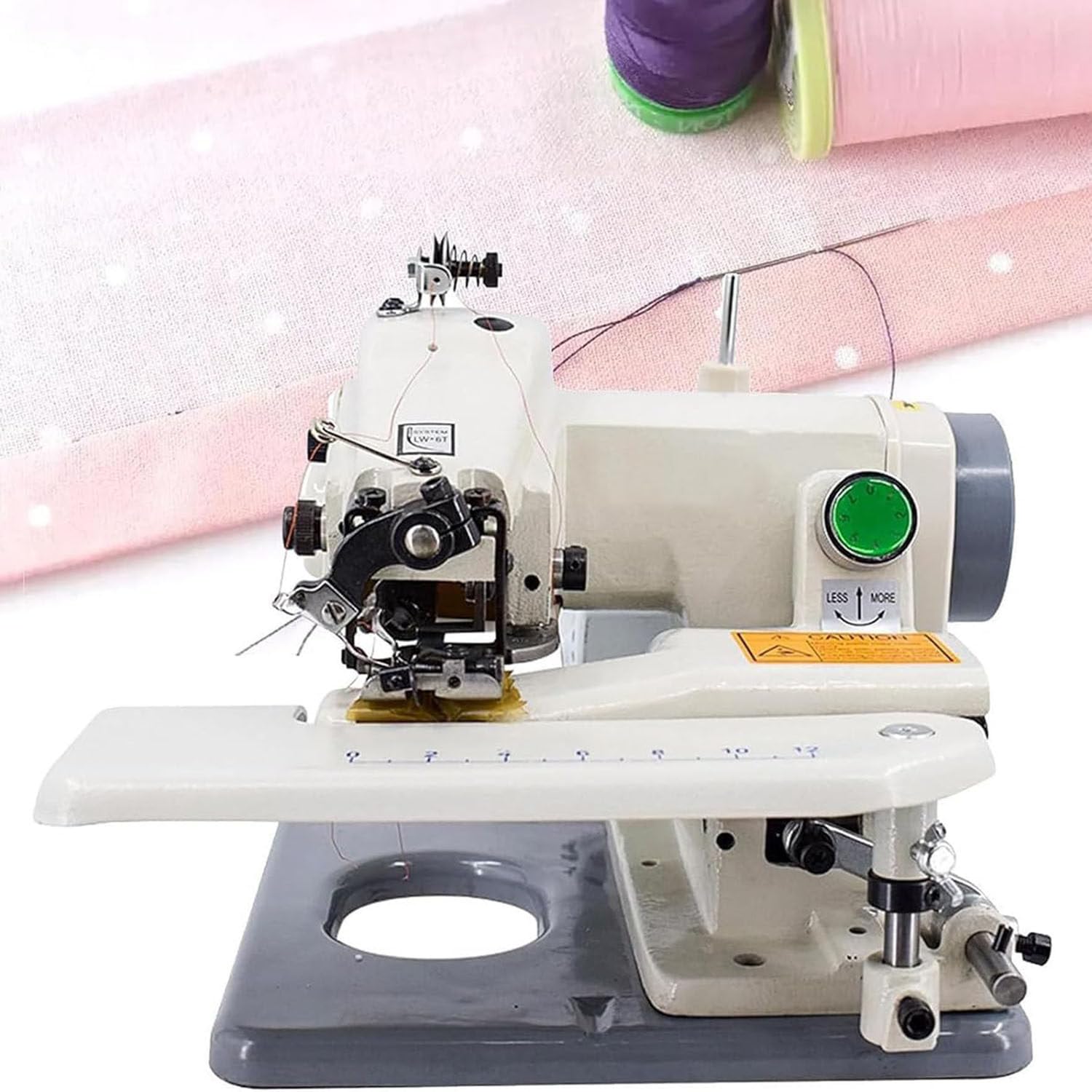 Przenośna maszyna do szycia Blindstitch – elektryczny, niewidoczny ścieg łańcuchowy z maksymalną prędkością 1200 obr./min, skok igły 3-8 mm, zawiera 10 igieł do wszechstronnych potrzeb szycia