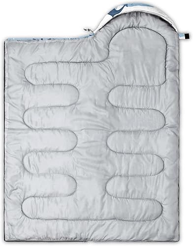Miniatura 4 de Saco de dormir para niños y niñas, ancla náutica, ligero, cálido, portátil, al aire libre, interior, impermeable, resistente al frío, saco de dormir