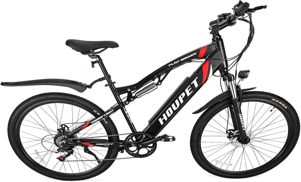 HOUPET 電動アシスト自転車 ブラック