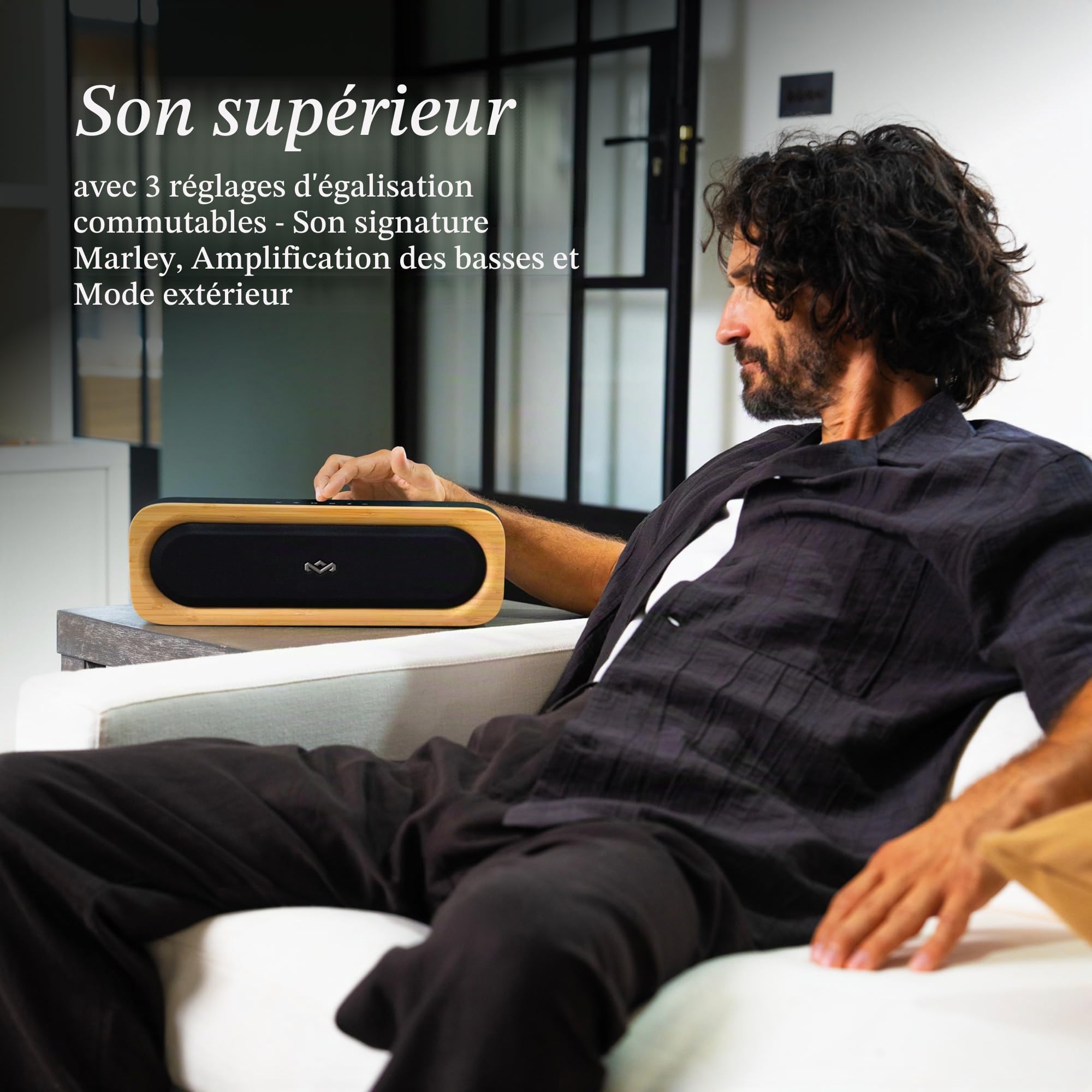 House of Marley Get Together 3 Enceinte Bluetooth Portable 30W - Noir