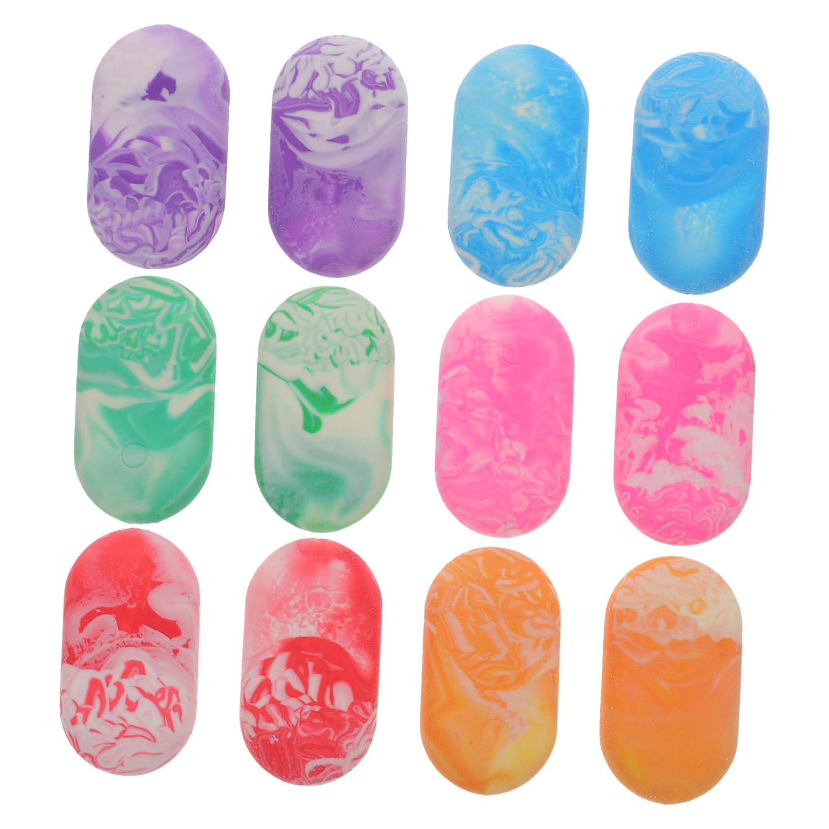 Angoily 4 ensembles Gommes À Crayon En Marbre Gommes À Dessin À Dessin En Marbre Mignonnes Pour Enfants Adorables De Papeterie Pour Enfants 12 pièces * 4
