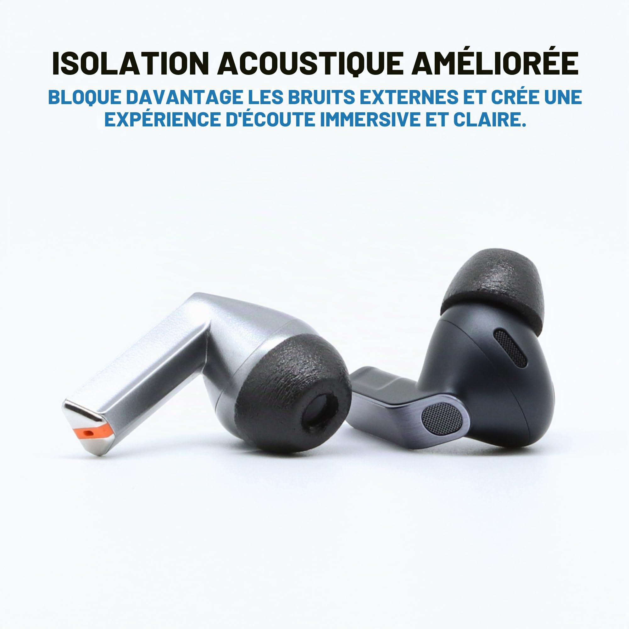 Comply TrueGrip Max Lot de 3 Paires d'embouts de Rechange en Mousse à mémoire de Forme pour Samsung Galaxy Buds3 Pro | Confort Durable, durabilité maximale, Ajustement sûr, Isolation Acoustique