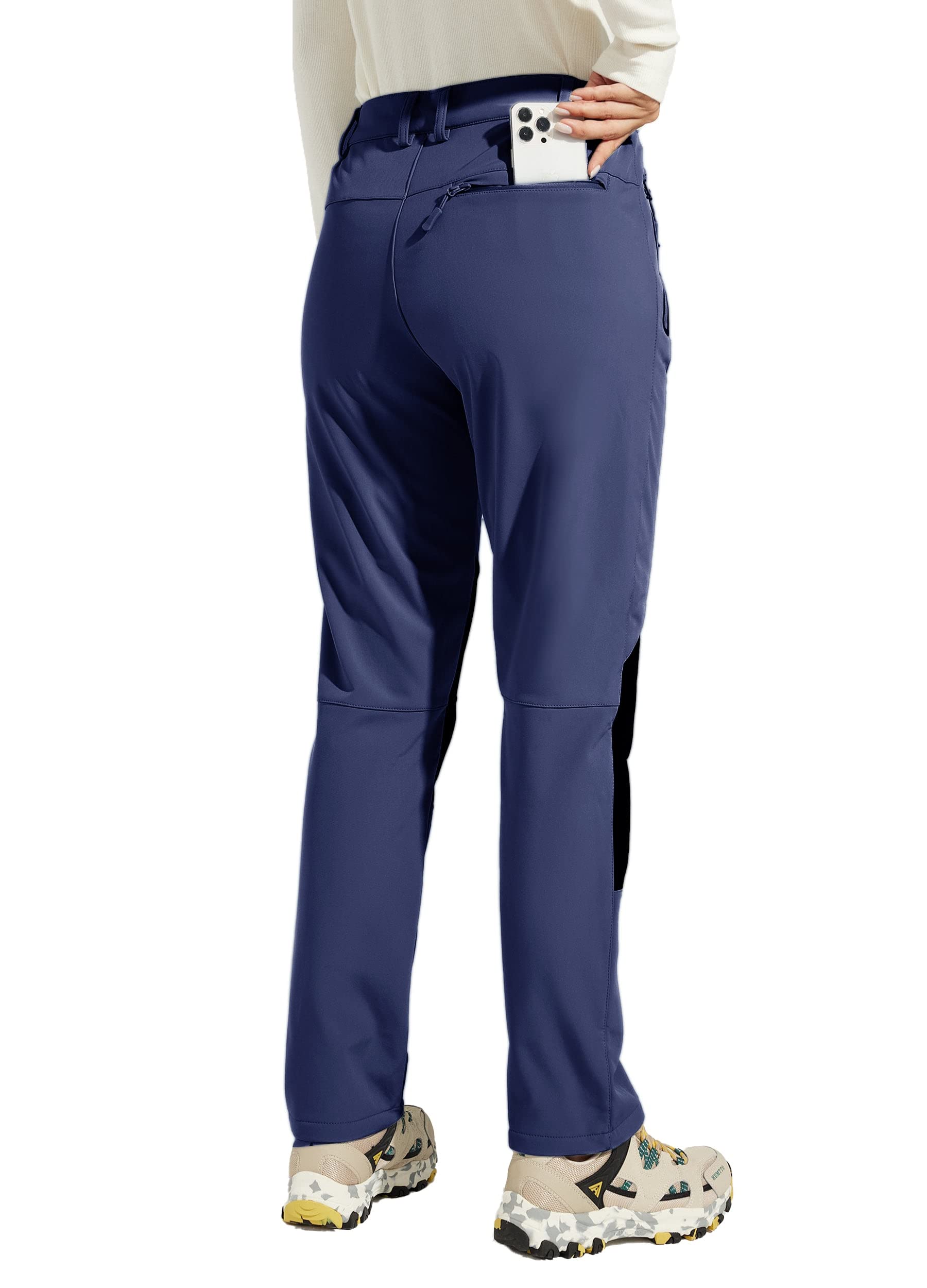 WILLIT Women's Snow Pants Waterproof Warm Winter Hiking Outdoor Pants Insulated Cold Weather