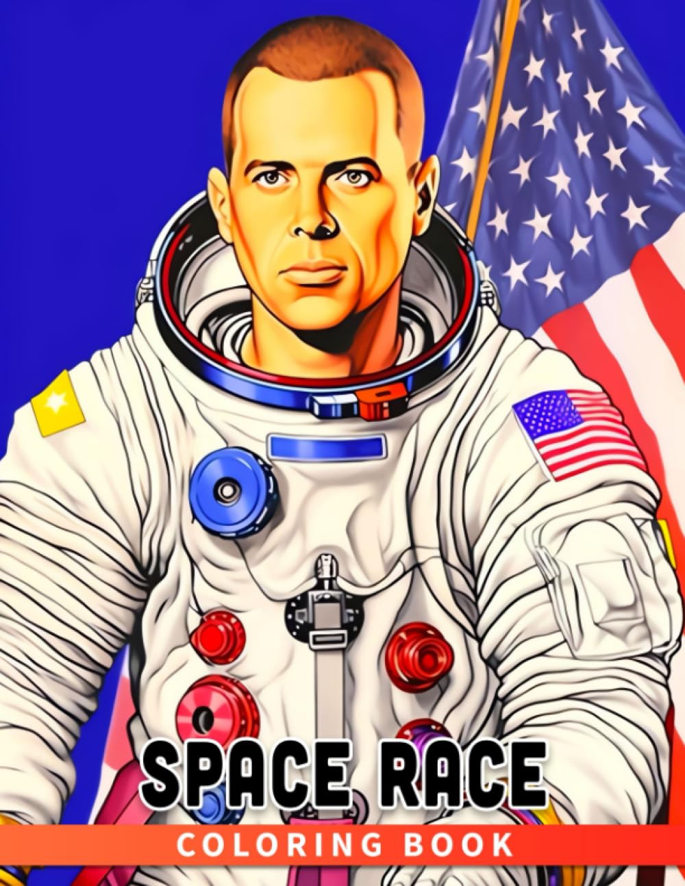 Space Race Coloring Book: A Journey through the Early Days of Space Exploration for Young Readers