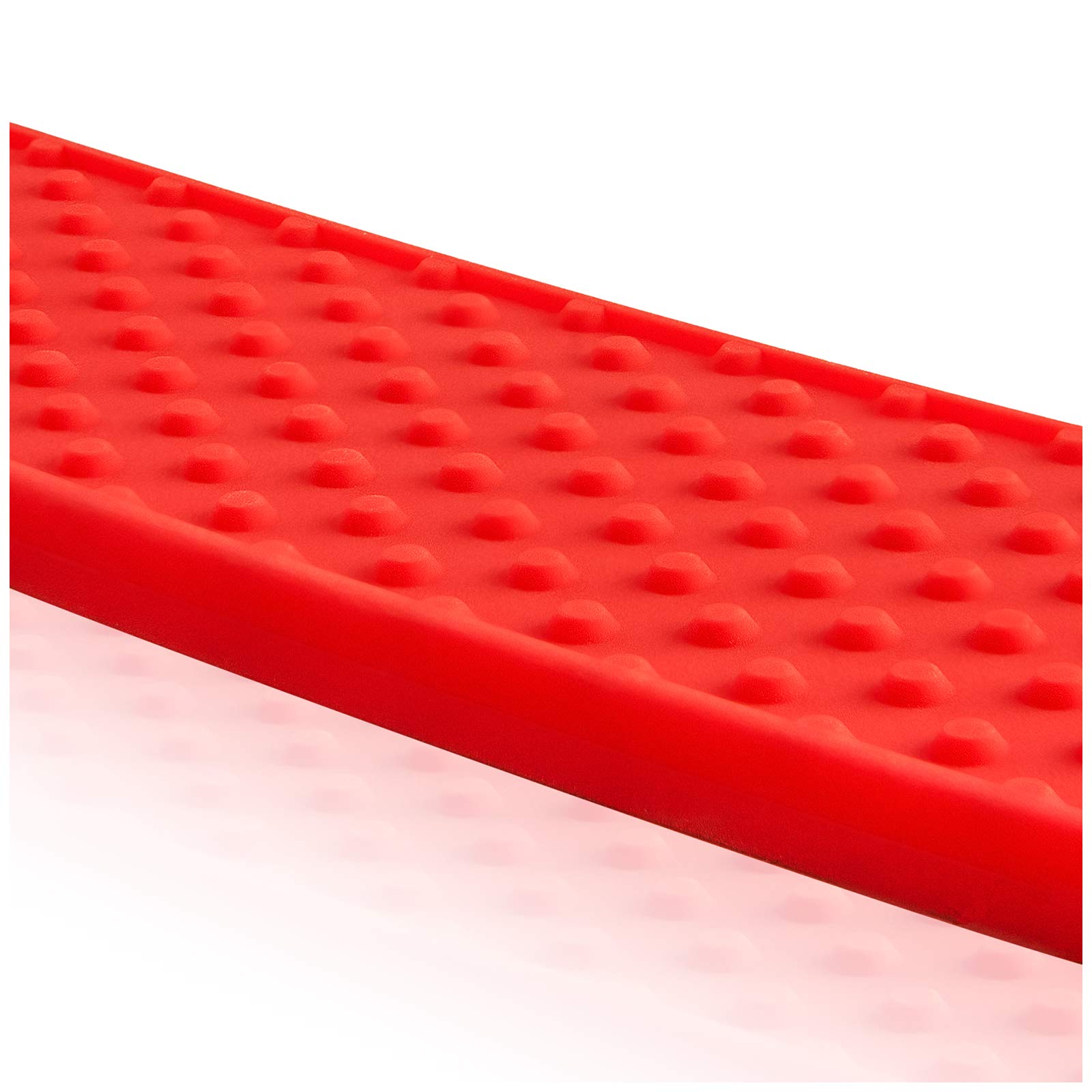 « EXCITING DOULEUR » - 35,0 cm de large SLAPS EN SILICONE en PREMIUM SILICONE de/Pagaie ou fouet érotique en rouge corail