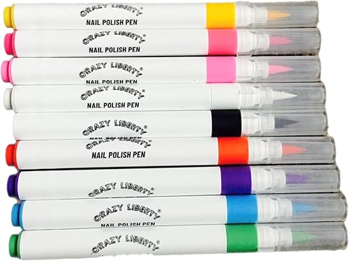 Miniatura 2 de Bolígrafo de esmalte de uñas para perro. 9 colores no tóxicos, inodoros y de secado rápido. Bolígrafos de esmalte de uñas no tóxicos a base de agua,