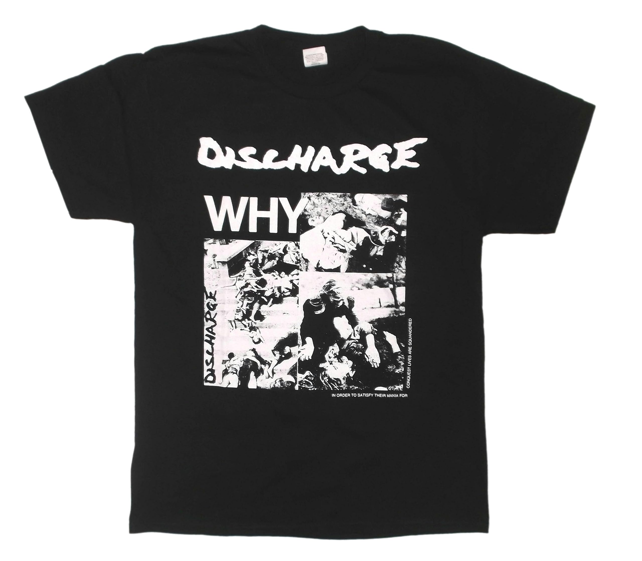 Amazon | [マンブルズ] Discharge ディスチャージ Tシャツ WHY 正規品 