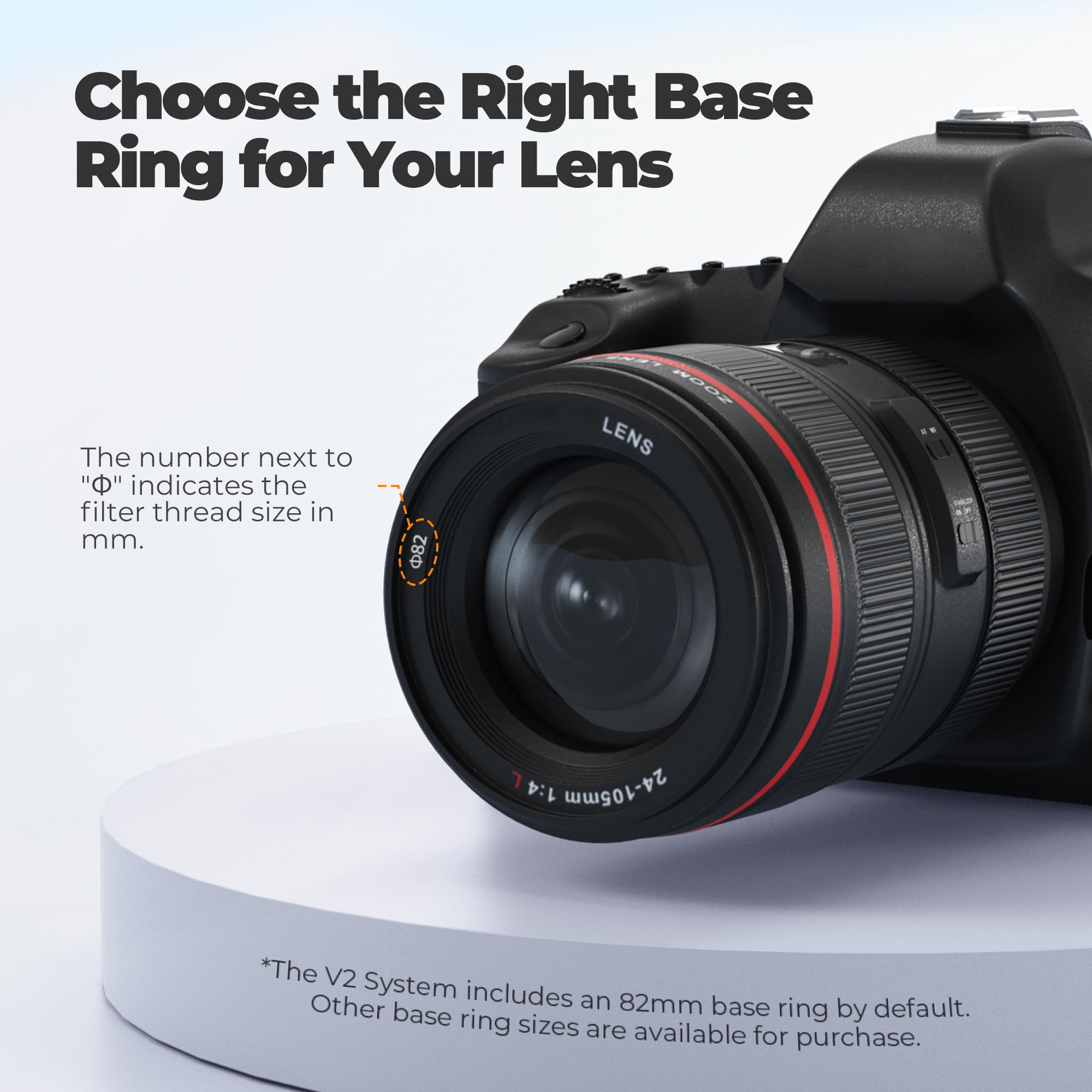 Freewell 82mm V2 Magnetic Hybrid VND/CPL 3-7 Stops Filter - Filtro VND y CPL Ajustable de Primera Calidad a Prueba de Futuro