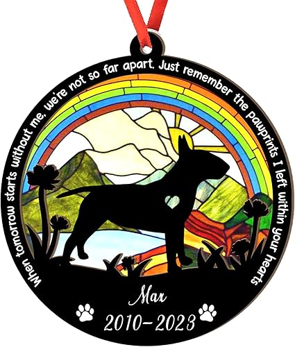 Miniatura 10 de Adorno de atrapasoles de setter irlandés personalizado, adorno de Navidad de Setter irlandés, regalo para perro amante, setter irlandés