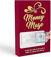 Vista 4 de Caja de rompecabezas de dinero, soporte de regalo de laberinto, rellenos de calcetines para adolescentes y adultos, regalos pequeños de Navidad