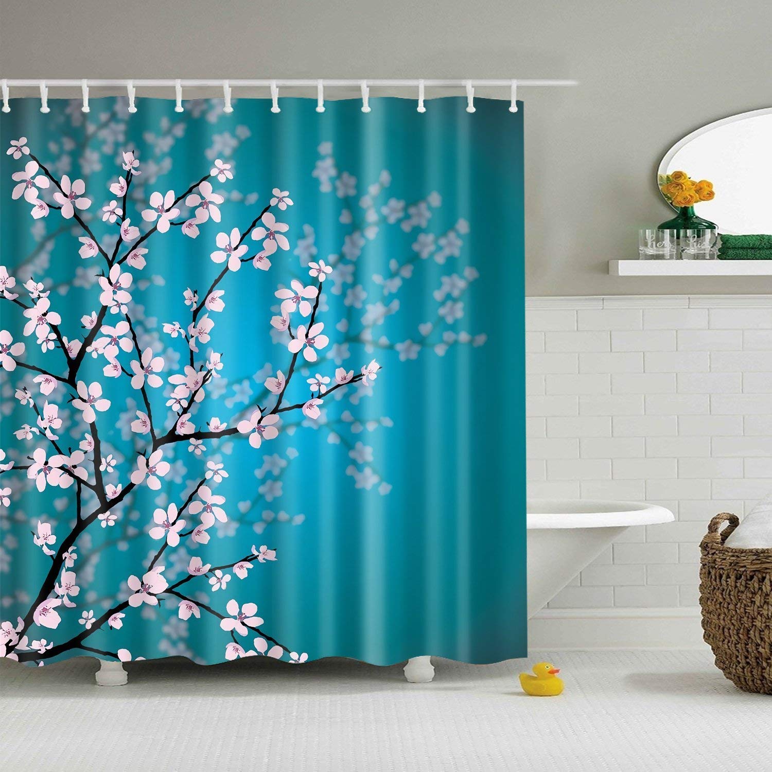 Custom Printed Shower Curtains Curtains & Drapes