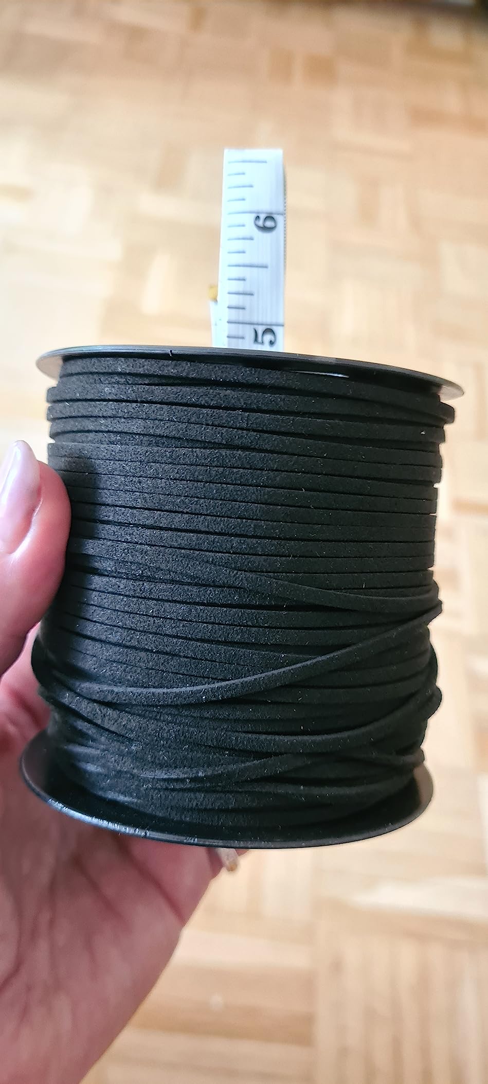 Cordon Cuir Synthétique (simili) Brun 2.7mm - 100 Yards (91 M), Marque Uxcell