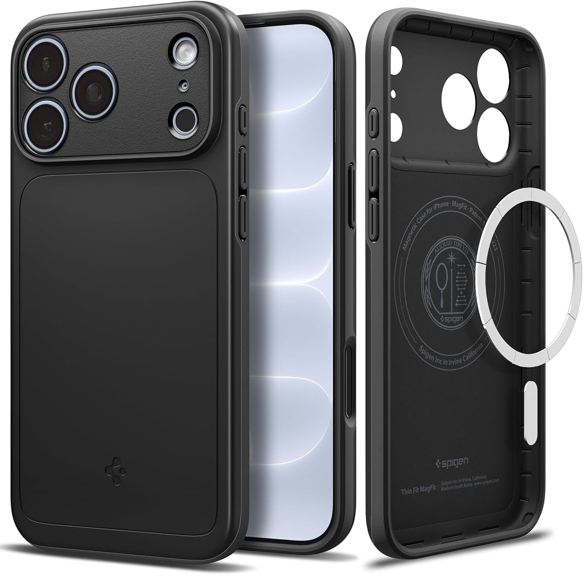 Spigen Thin Fit MagFit for iPhone 17 Pro / 18 Pro Case, Black
