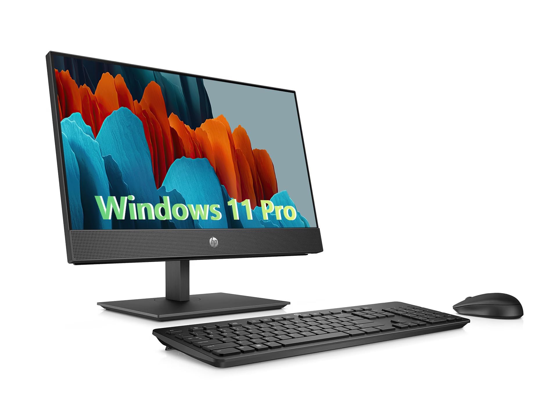 HP ProDesk 600 G5 All in One Desktop Computer PC, con monitor da 21.5", Intel Core i5-9500, 8 GB RAM, SSD da 256 GB, tastiera US WiFi, Bluetooth, Windows 11 Pro (ricondizionato)