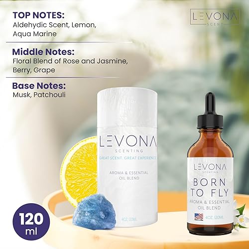 Miniatura 2 de Levona Scent Aceite esencial para difusor aceite aromático de lujo para el hogar, repuesto de aceite difusor de aroma, aceites esenciales para