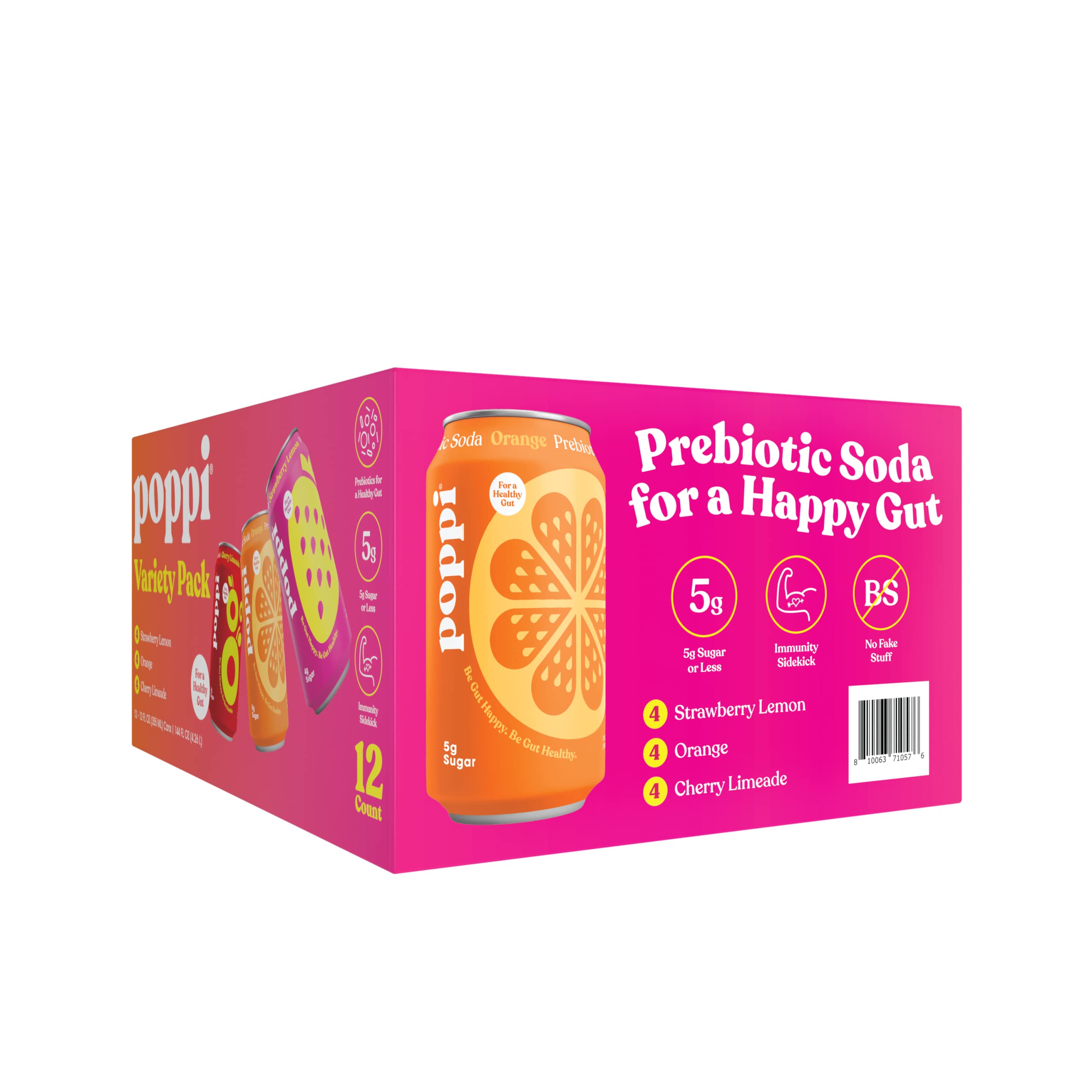 popi♡ Amazon.com : Poppi Prebiotic Soda, Sparkling Water & Fruit Juice