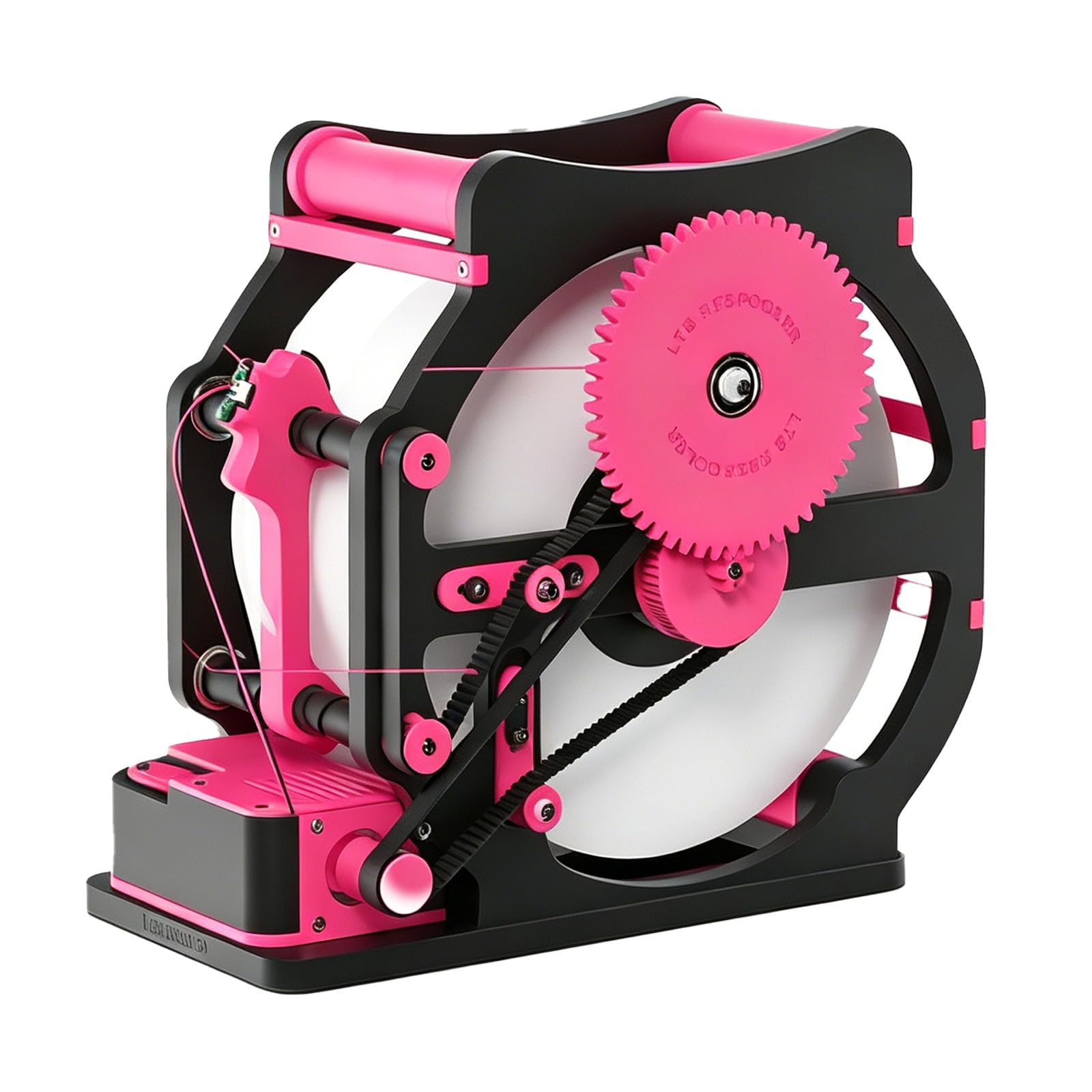 COYEUX Automatic Filament Respooler, Industrial Electric 3d Filament Respooler With Adjustable Speed, Tangle Free Smooth Rewinding For 1kg Spools Pla/abs/petg/tpu Pink