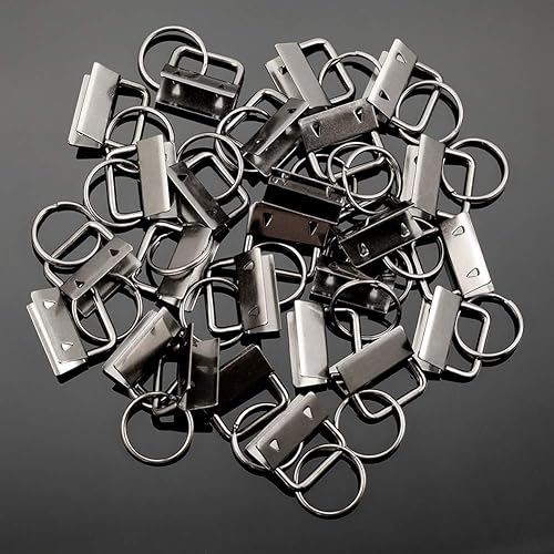 Vista 111 de SPEEDWOX Accesorios para llavero con anillo dividido, juego de correas para manualidades