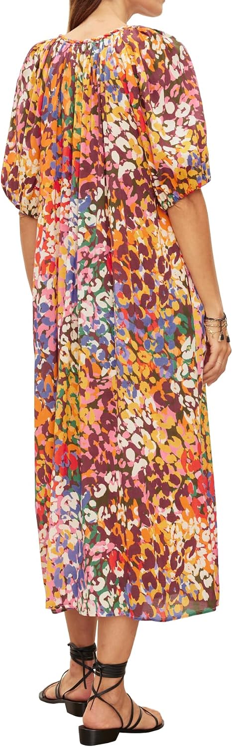 Velvet by Graham & Spencer Women's Carol Printed Novelty Embroidery Dress
