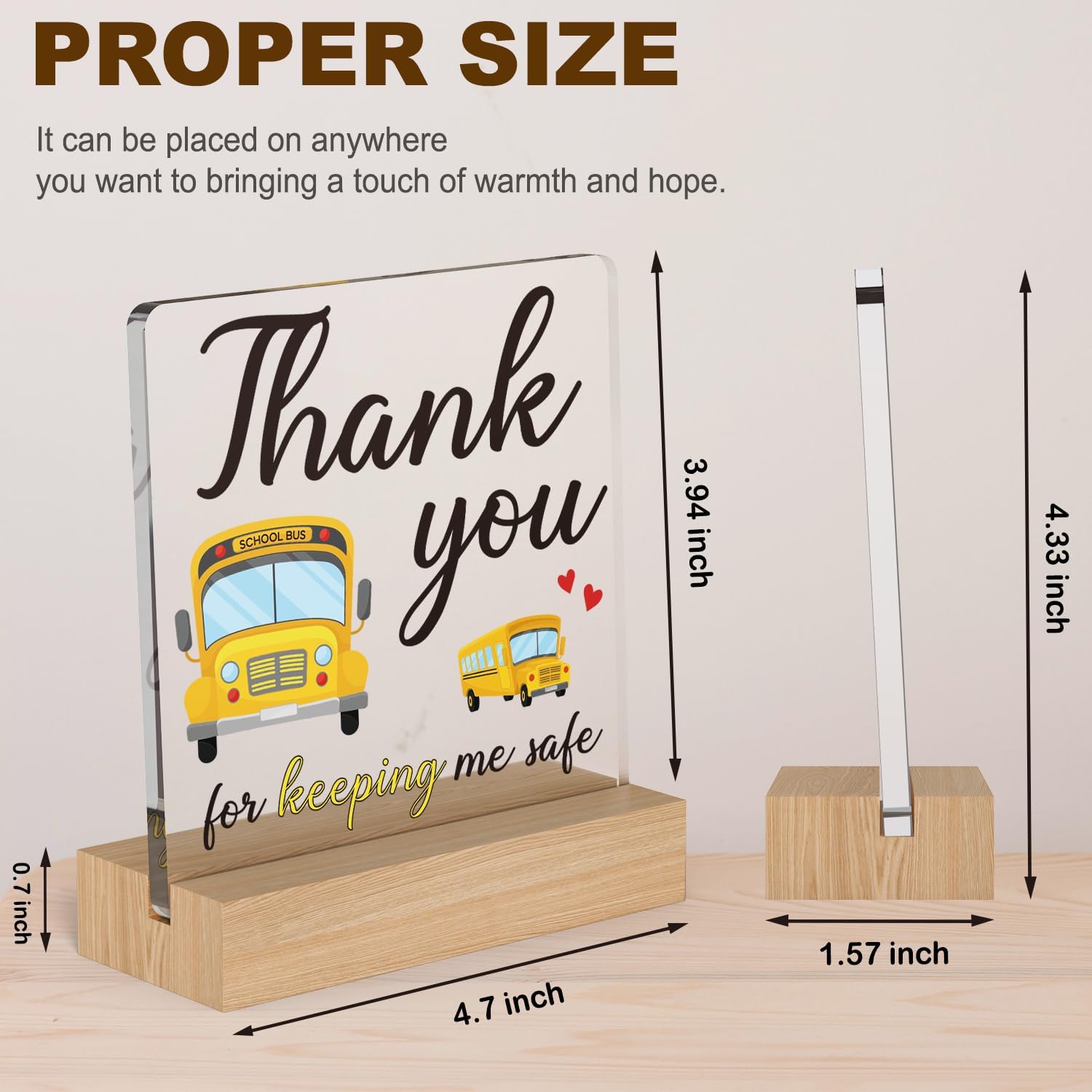 Bus Driver Appreciation Gifts for Men Women, Back to School Retired Graduation Birthday Decoration Gifts for School Bus Driver - Image 2