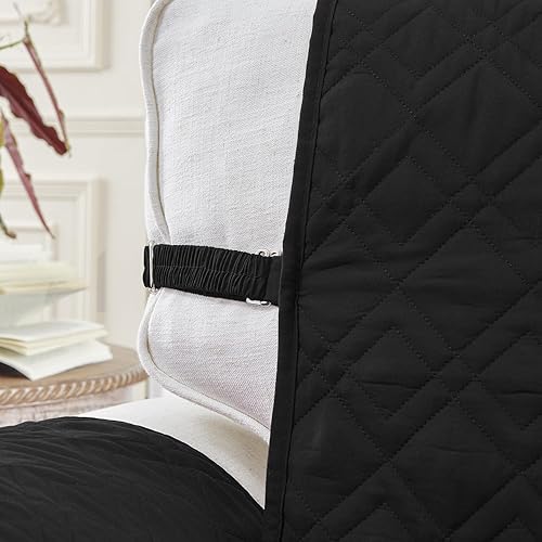 Vista 5 de RBSC Home - Cubiertas protectoras para sillón de piel, acolchadas, gruesas, 100 % impermeables y lo suficientemente largas para cubrir la parte