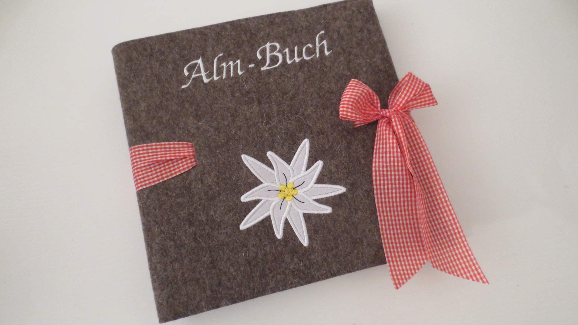 Fotoalbum Album Hochzeitsalbum Hochzeit Gästebuch Hochzeitsreise Geschenk Wollfilz Filz 26 cm x 25 cm