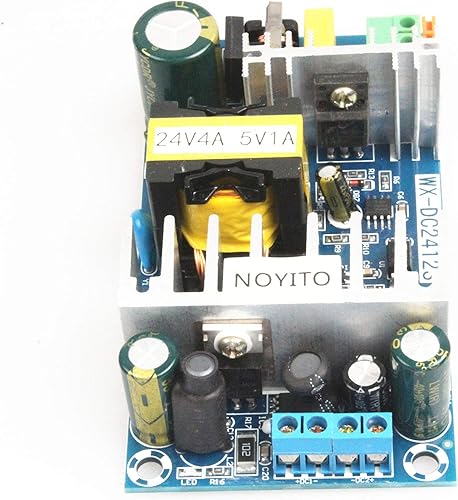 Miniatura 24 de NOYITO Módulo de fuente de alimentación de CA a CC CC 12V 8A, 5V 1A Salida dual AC 120V 100-260V a 12V 5V 100W Módulo de alimentación industrial