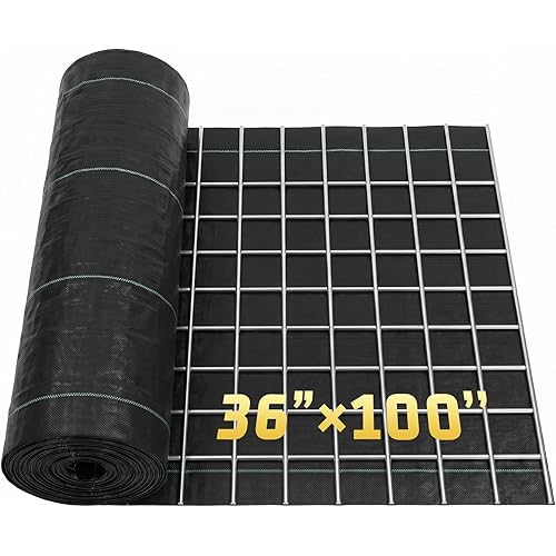 MorningRo Wire Backed Silt Fence 100' x 36" with 24" 14-Gauge Wire Mesh (4"x4" Openings), Heavy-Duty Erosion Control Barrier for Construction Sites, Landscaping & Stormwater Management, Black