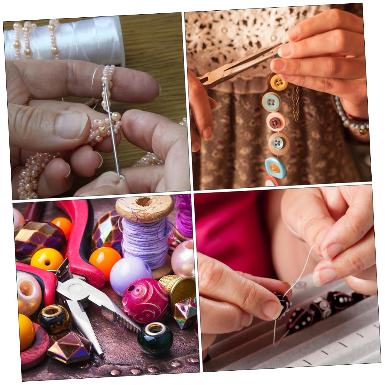 Tofficu 768pièces Kit Outils Pour Création De Bijoux Pinces Aiguilles Anneaux Et Boucles Boîte De Rangement à Compartiments
