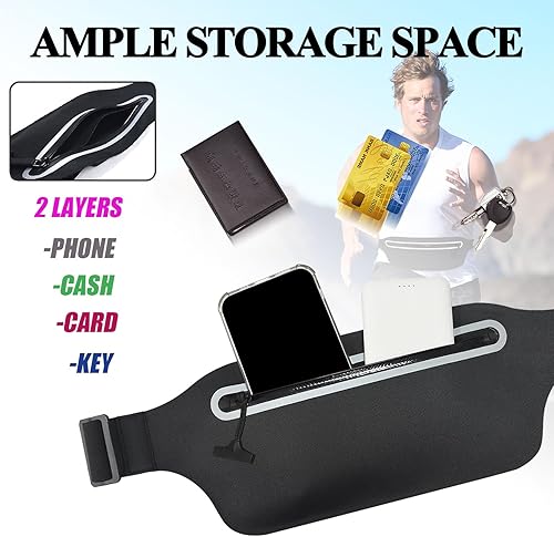 Miniatura 4 de Paquete de cintura impermeable, Negro -, 1-sin ventana transparente