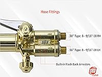 Vista 3 de SÜA - Antorcha de corte recto resistente de 21 pulgadas con cabezal de 90° - Compatible con ST900FC + punta de corte (propano)