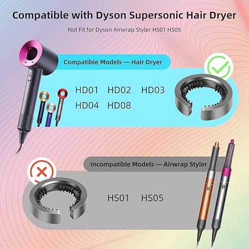 Miniatura 2 de Cepillo de limpieza de filtro para secador de pelo supersónico Dyson HD01 HD02 HD03 HD04 HD08, accesorios para secador de pelo