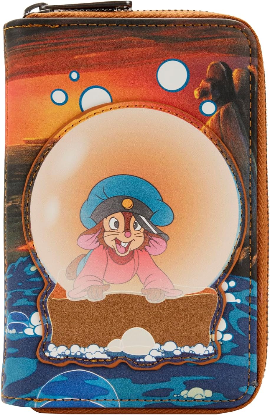 Loungefly AN AMERICAN TAIL FIEVEL BUBBLES ZIP AROUND WALLET