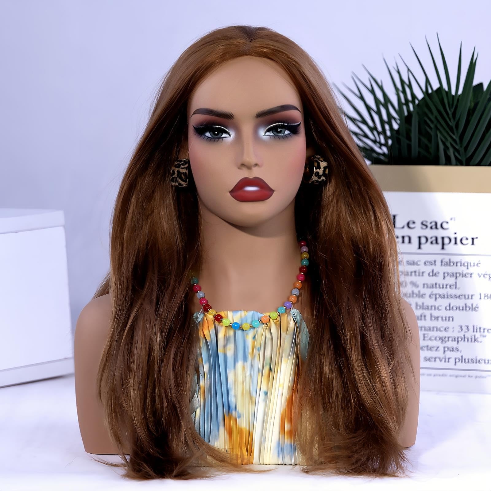 Busto Di Manichino Femminile, Testa Manichino Spalle Esposizione Parrucche