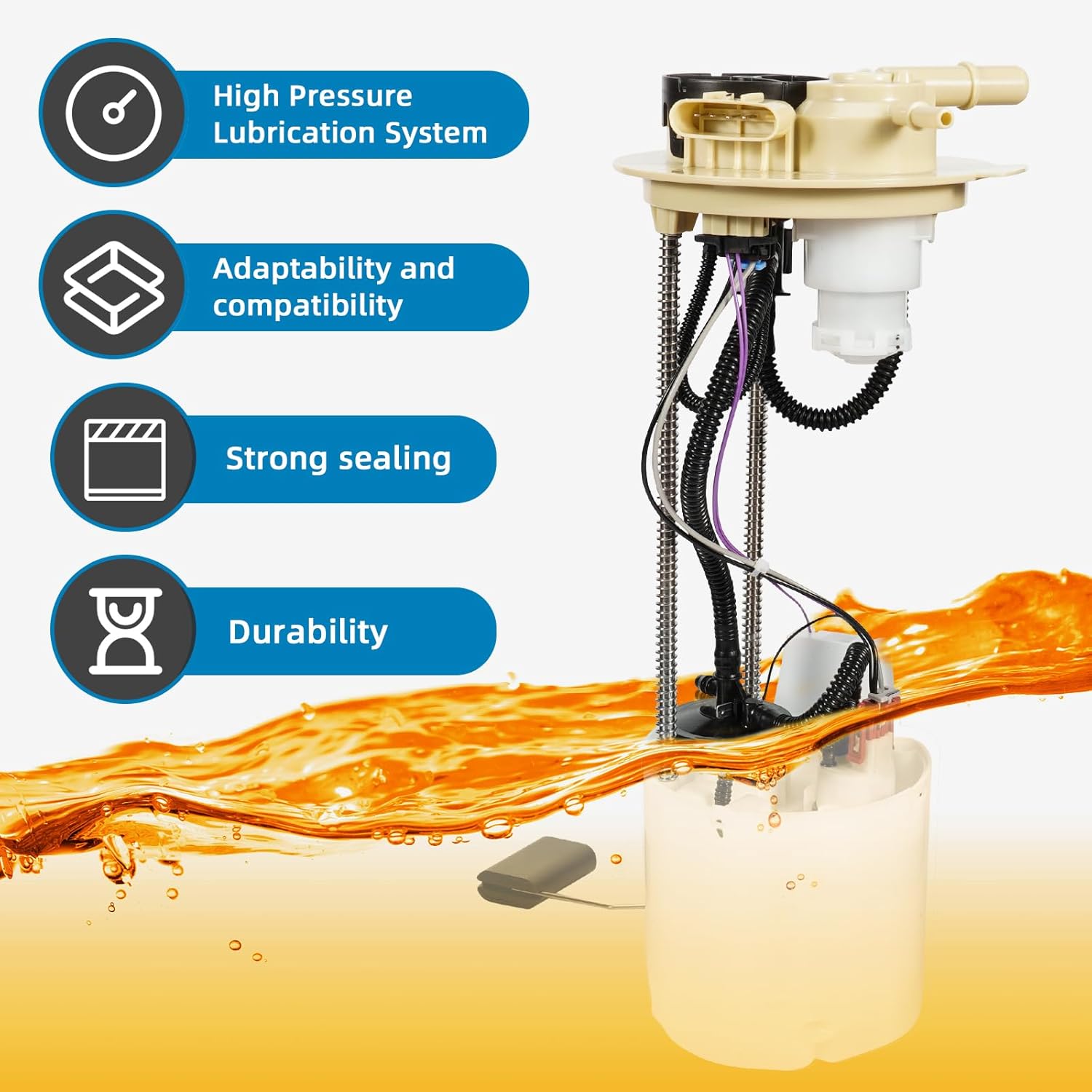 Electric Fuel Pump Module Assembly Compatible with 2019 2020 2021 2022 2023 2024 Dodge Ram 1500 5.7L,Replacement A-68353707