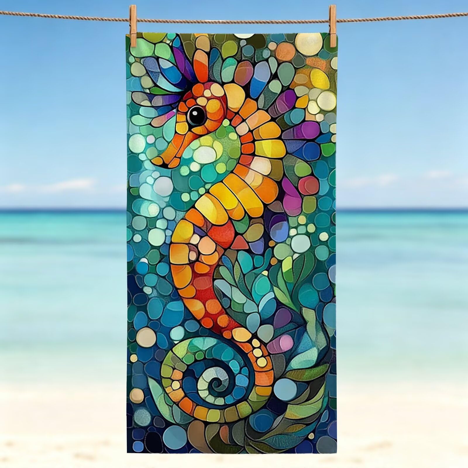 Serviette de plage anti-sable XXL grand format 180x90 cm