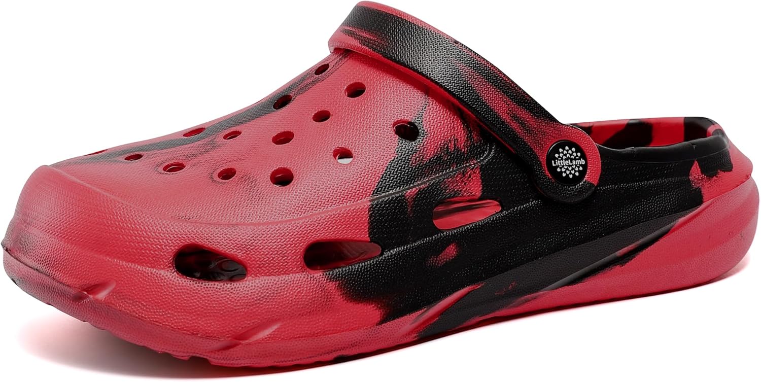 Kids Classic Camo Garden Clogs for Boys Girls Lightweight Adjustable Water Sandals with Non-Slip Sole, Quick-Dry Design for Little and Big Kid - Image 3