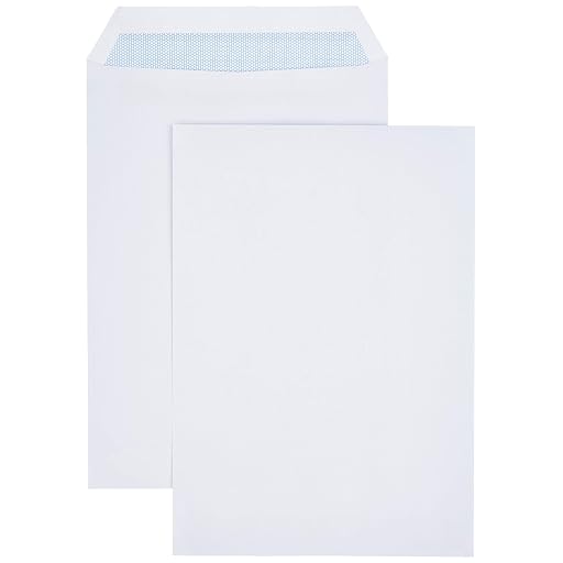 MockWares Basics C5 Self-Seal Envelopes, 500-Pack
