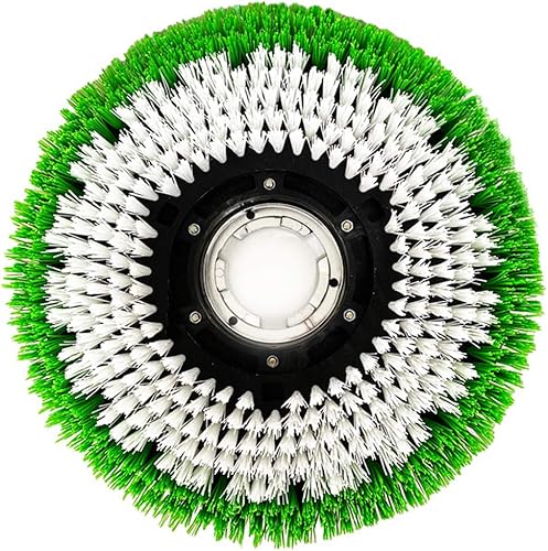 Cepillo rotatorio para fregar el piso de 15" verdeblanco para 17" BufferScrubber