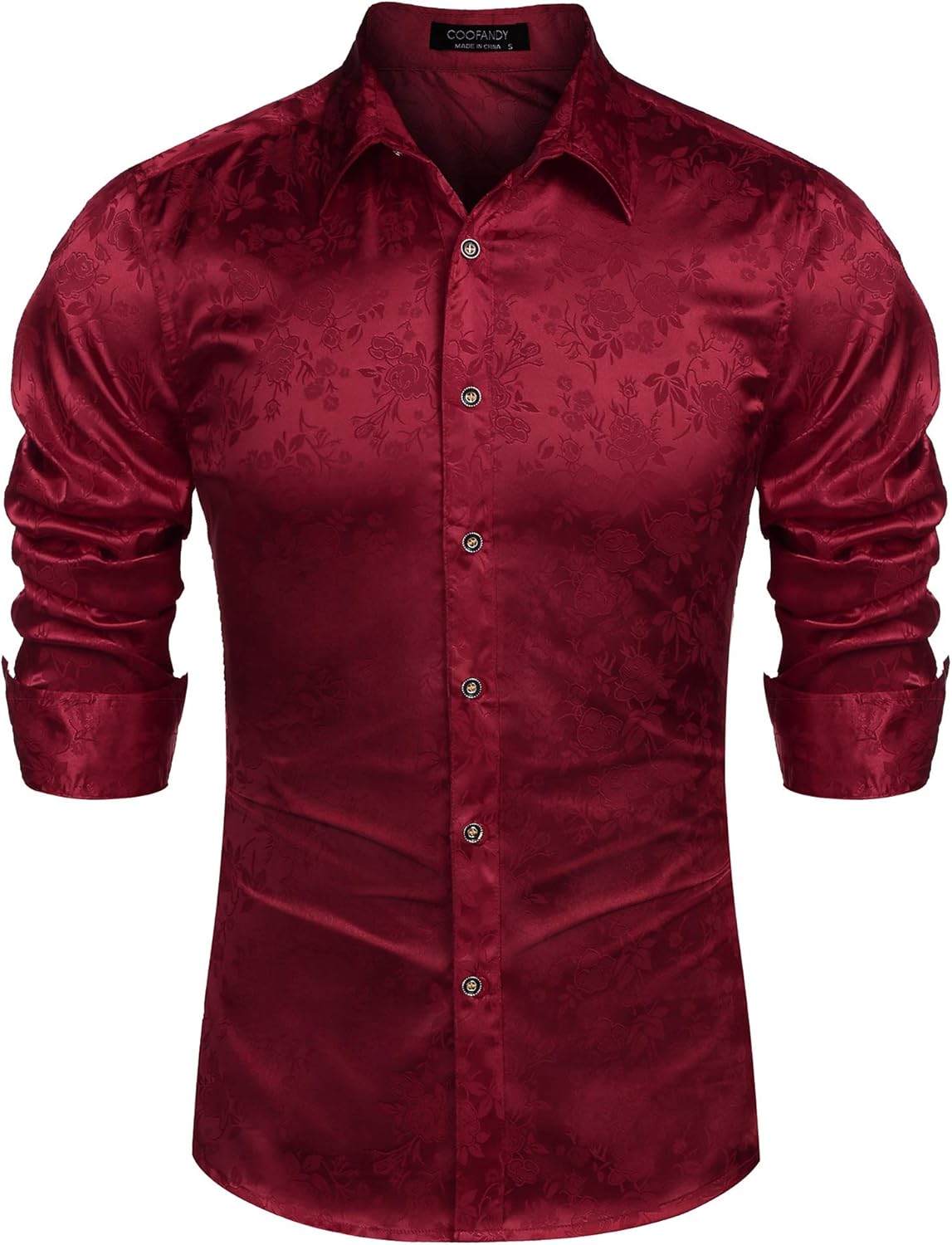 Red button up dress shirt Clearance