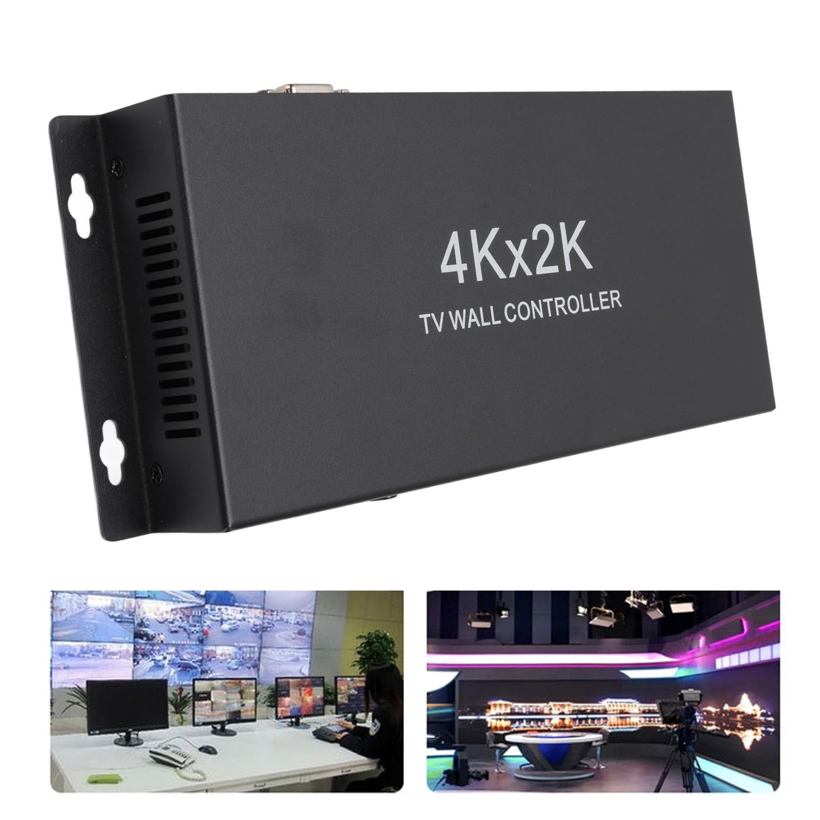 4KX2K 30Hz HDMI Kontroler ściany Wideo, 1 w 4 Out 2x2 TV SPLICICING, SLICK Multiviewer FIS (wtyczka UE)