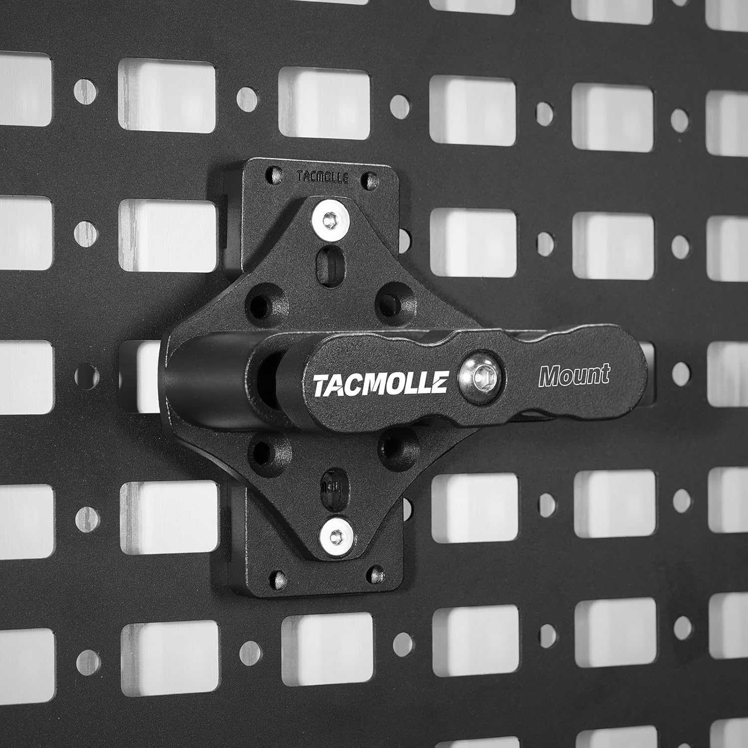 Gas Can Mount, Gas Can Holder for Tactical Rigid MOLLE Panel, Gasoline Fuel Water Pack Lock, Fits for Standard Pack