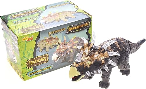 Miniatura 7 de PowerTRC Triceratops juguete con luces y sonidos (gris)