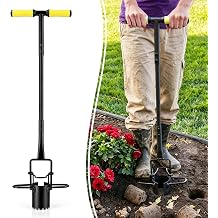 Colwelt Bulb Planter Tool Long Handle, Grass Sod Plugger, Plant Hole Digger