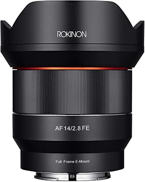 Rokinon AF 14mm f/2.8 FE Lens for Sony E-Mount Mirroless Cameras - with Accessory Bundle