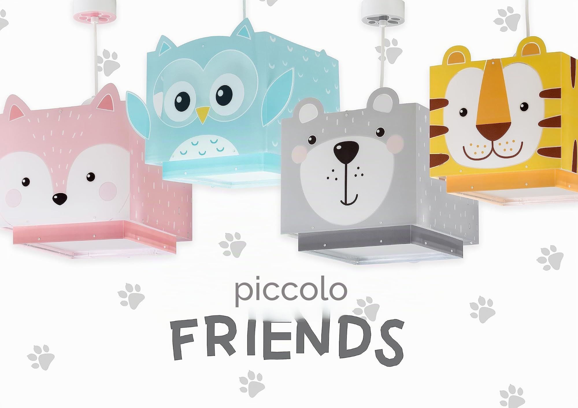 Lampada da soffitto Little Fox, a forma di volpe